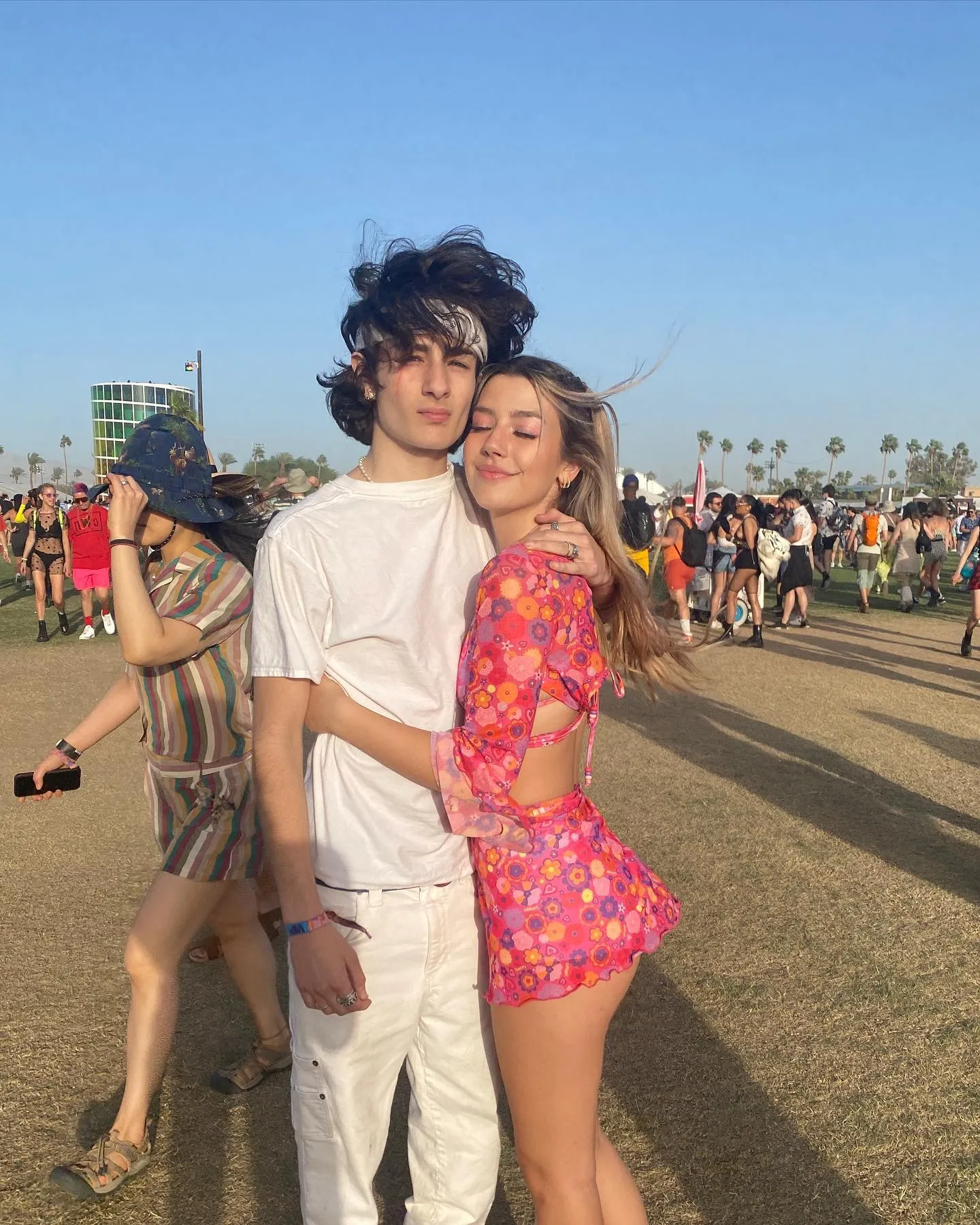 Sunny Suljic and Sheridan in 2022 Coachella