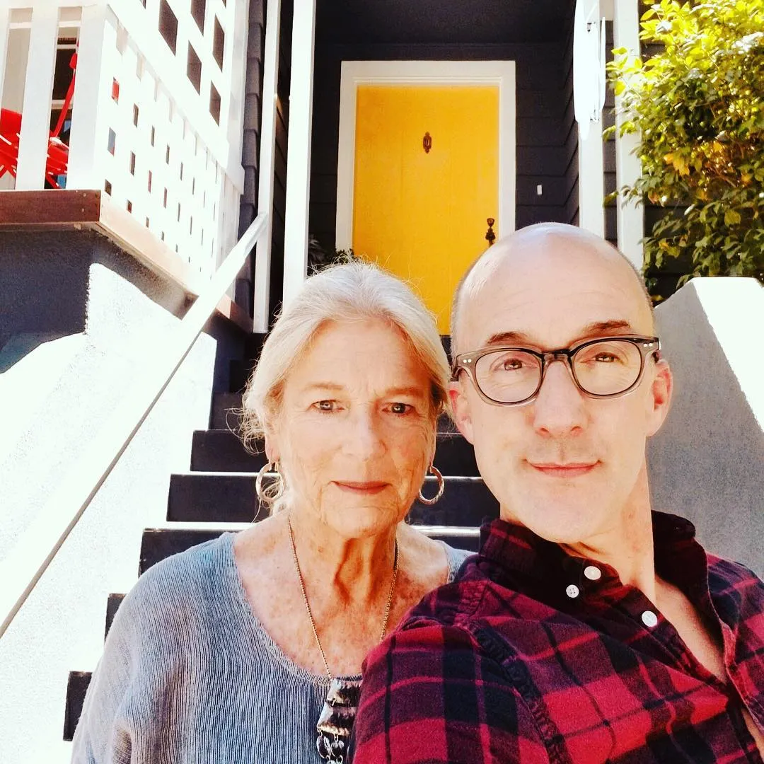 Mebane Rash and his mother in 2018